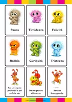 anteprima - Flashcard - Gioco carte in minuscolo - Scarabocchio oggi è..... - Pagina di copertina