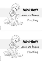 Vorschau - Arbeitsblätter - Lese-Mal-Heft | Lesen und Malen | Karneval & Fasching | Deutsch Klasse 2-3 - Seite 3
