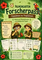 Vorschau - Arbeitsblätter - Forscherpass zum Palmengarten - Deckblatt