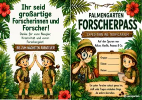 Vorschau - Arbeitsblätter - Forscherpass zum Palmengarten - Seite 1