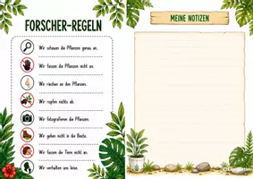 Vorschau - Arbeitsblätter - Forscherpass zum Palmengarten - Seite 2