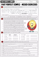 Vorschau - Arbeitsblätter - PAST PERFECT - Mixed Exercises (Worksheet) - Seite 1