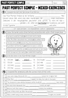 Vorschau - Arbeitsblätter - PAST PERFECT - Mixed Exercises (Worksheet) - Seite 3