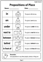 Vorschau - Arbeitsblätter - Prepositions of Place - Seite 2