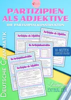 Vorschau - Unterrichtsreihen - Partizipien als Adjektive & die Partizipialkonstruktion Zeitformen DaF - Deckblatt