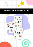 Voorbeeld - Letter-kaarten en klankkaarten - Voorblad