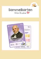 Vorschau - Spiele - Komponisten-Sammelkarte: Anton Bruckner - Deckblatt