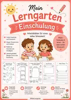 Vorschau - Arbeitsblätter - Arbeitsblätter zur Einschulung - Deckblatt
