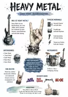 Vorschau - Arbeitsblätter - Lernplakat + Arbeitsblätter zum Thema "Heavy Metal" + Lösung & MP3 + Mindmap + Infografik - Deckblatt