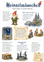 Vorschau - Arbeitsblätter - Lernposter + Arbeitsblätter zum Thema "Heinzelmännchen" + Lösung & MP3 + Mindmap + Infografik - Deckblatt