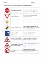 Vorschau - Unterrichtsreihen - Back to school! Materialsammlung zum Schulstart: Verkehrszeichen - Seite 1