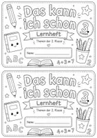 Vorschau - Arbeitsblätter - Das kann ich schon Heft - Lernheft - Beginn Klasse 3 - Deckblatt