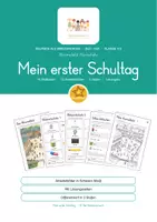 Vorschau - Arbeitsblätter - DaZ Wimmelbild: Mein erster Schultag - Seite 1