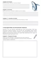 Vorschau - Arbeitsblätter - Wale: Lebensräume, Wanderungen & Walschutz - Klassenarbeit mit Lösungen - Seite 3