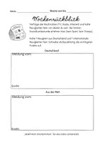 Vorschau - Arbeitsblätter - Wochenrückblick Sozialkunde/ Politik - Seite 2