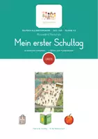 Vorschau - Arbeitsblätter - GRATIS DaZ Wimmelbild: Mein erster Schultag - Deckblatt