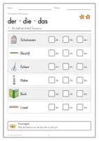 Vorschau - Arbeitsblätter - GRATIS DaZ Wimmelbild: Mein erster Schultag - Seite 2