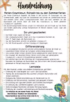 Vorschau - Arbeitsblätter - Sommerferien Countdown – Rätselheft für Klasse 1 - Seite 1