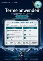 Vorschau - Arbeitsblätter - Terme anwenden – Aufgaben & Lösungen Sek E - Deckblatt