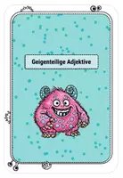 Vorschau - Stationenlernen - Klettmappe - Gegenteilige Adjektive (Monsterlabor-Reihe) - Seite 1