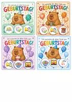 Vorschau - Mal- und Bastelvorlagen - Geburtstagsrubbellose mit Capybara – Klassenritual für Klasse 1–6 / Rubbellose Geburtstag editierbar - Seite 3