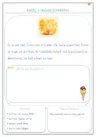 Vorschau - Arbeitsblätter - GRATIS Leseprobe · Eis aus der Eisdiele – Differenziertes Leseheft Kl. 2–3 - Seite 2