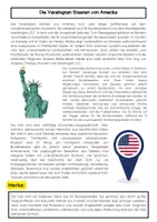 Vorschau - Arbeitsblätter - Die USA: Geschichte, Politik, Geografie - Seite 1