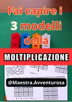 anteprima - Esercizi - I 3 MODELLI DELLA MOLTIPLICAZIONE classe 2^ e 3^ - Pagina di copertina