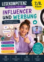 Vorschau - Arbeitsblätter - Lesekompetenz stärken: Influencer und Werbung - Deckblatt