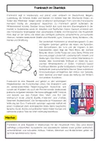 Vorschau - Arbeitsblätter - Frankreich Unterrichtsmaterial: Geografie, Revolution, Kultur, EU - Seite 1