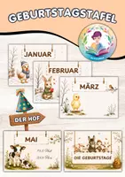Náhled - Geburtstagskalender Grundschule - krycí list