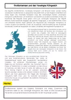 Vorschau - Arbeitsblätter - Großbritannien Unterrichtsmaterial: Empire, Monarchie, Brexit, Kultur - Seite 1
