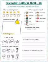 Aperçu - Feuilles d'exercices - Growing Through Big Feelings An Emotional Regulation Workbook for Kids - Page 2