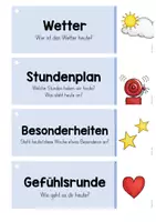 Vorschau - Fördermaterial/Inklusion - Morgenkreis Moderation - Moderationskarten - Moderationsfächer - Seite 2