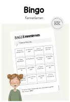 Vorschau - Arbeitsblätter - Bingo - Kennenlernen - Kennlernbingo - Deckblatt