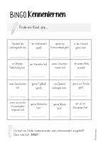 Vorschau - Arbeitsblätter - Bingo - Kennenlernen - Kennlernbingo - Seite 2
