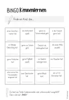 Vorschau - Arbeitsblätter - Bingo - Kennenlernen - Kennlernbingo - Seite 3