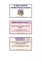 Vista previa - Tarjetas / Manipulativos - CLAUER de CONNECTORS del DISCURS - página 1
