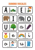 Vista previa - Juegos / Gamificación - Dominó vocales - aprendiendoymas - Portada