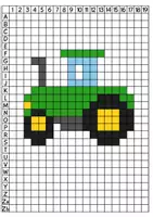 Vorschau - Stundenentwürfe - Pixelkunst Fahrzeuge, Kunst Grundschule - Seite 3