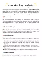 Vista previa - Juegos / Gamificación - 🎂 CUMPLEAÑOS PERFECTO: Un juego de cartas para trabajar atención, inhibición y velocidad - página 2