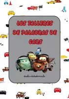 Vista previa - Hojas de trabajo - TALLER de PALABRAS de coches de CONCIENCIA SILÁBICA - Portada