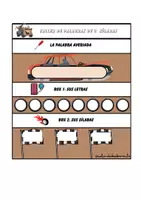 Vista previa - Hojas de trabajo - TALLER de PALABRAS de coches de CONCIENCIA SILÁBICA - página 3
