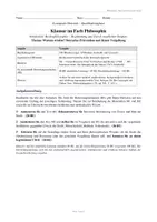 Vorschau - Arbeitsblätter - Philosophie-Klausur Oberstufe: Beccaria & Kant – Prävention, Vergeltung und Strafe inkl. EWH - Seite 1