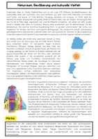 Vorschau - Arbeitsblätter - Argentinien Unterrichtsmaterial: Pampa, Tango, Wirtschaf - Seite 1