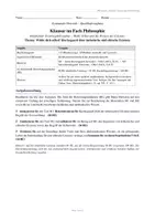 Vorschau - Arbeitsblätter - Philosophie-Klausur Oberstufe: Kierkegaard – Existenz, Selbstwahl & Verzweiflung inkl. EWH - Seite 1