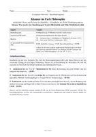 Vorschau - Arbeitsblätter - Philosophie-Klausur EF: Kant & Mill – Pflichtethik oder Utilitarismus? inkl. EWH - Seite 1