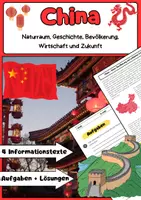 Vorschau - Arbeitsblätter - China Unterrichtsmaterial: Wirtschaft, Politik, Umwelt - Deckblatt