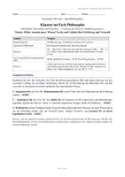Vorschau - Arbeitsblätter - Philosophie-Klausur EF: Locke & Leibniz – Empirismus, Rationalismus und Erkenntnis inkl. EWH - Seite 1