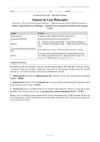 Vorschau - Arbeitsblätter - Philosophie-Klausur EF: Aristoteles – Tugendethik, Gewöhnung und gutes Leben inkl. EWH - Seite 1